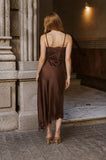 The Amélie Satin Dress