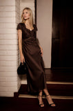 The Brigitte Satin Dress