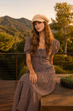 The Fallon Plaid Corset Dress