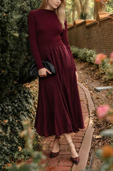 THE NOELLE SATIN KNIT MAXI DRESS