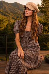 The Fallon Plaid Corset Dress