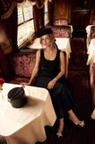 The Midnight Jacquard Tea-Length Dress