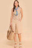 Capri Linen Bermuda Shorts