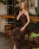 The Amélie Satin Dress